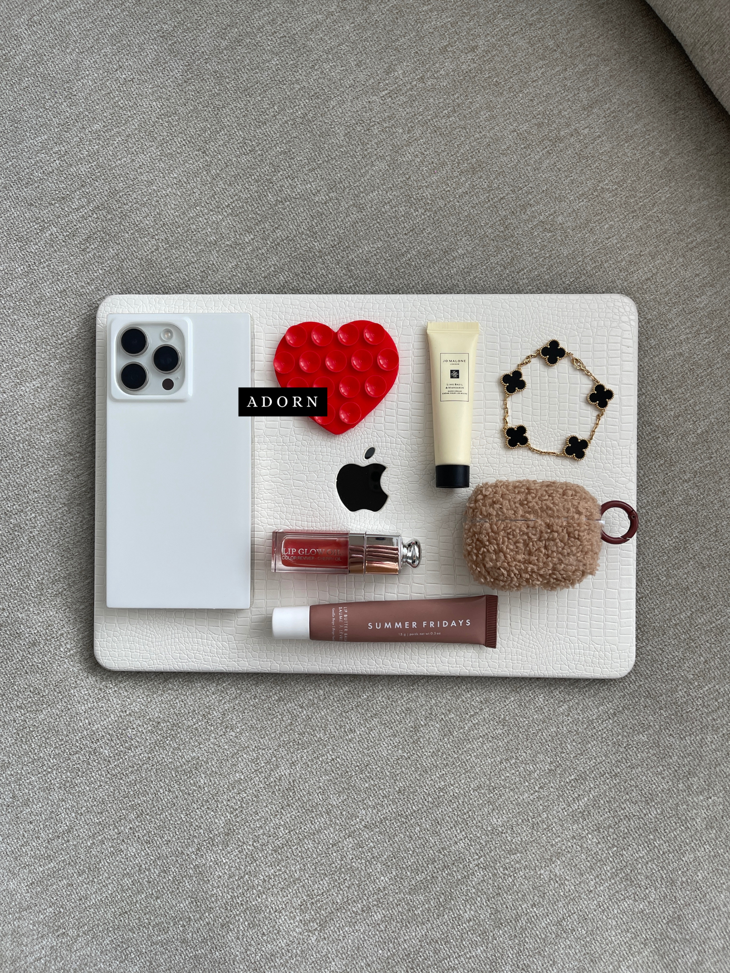 White Croc Laptop Case - Adorn Phone Accessories