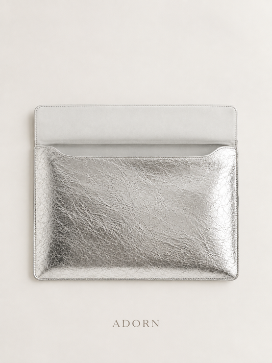 Crinkle Leather Sleeve