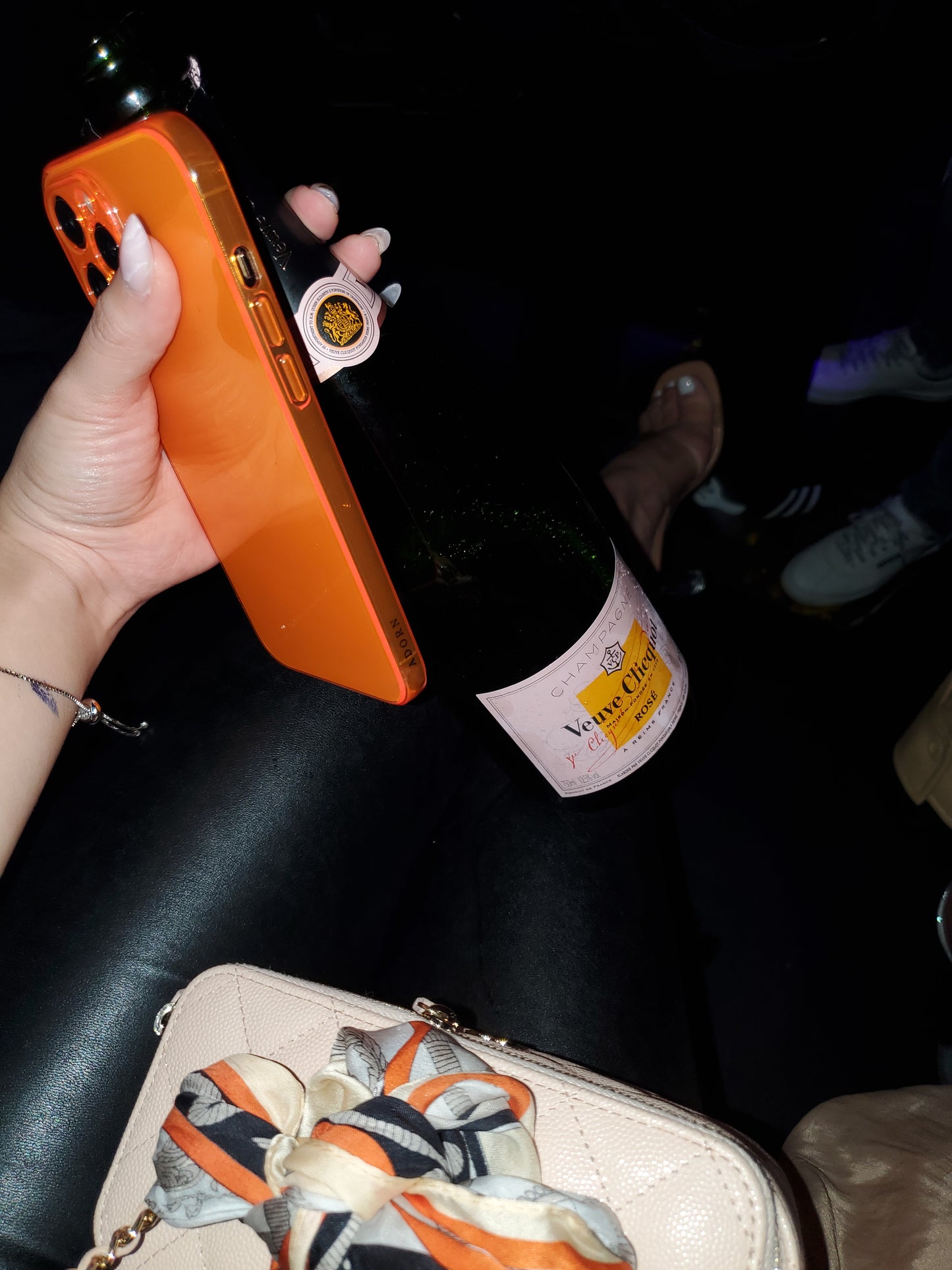 Papaya - Adorn Phone Accessories, orange Apple iPhone case, jelly style, back camera view