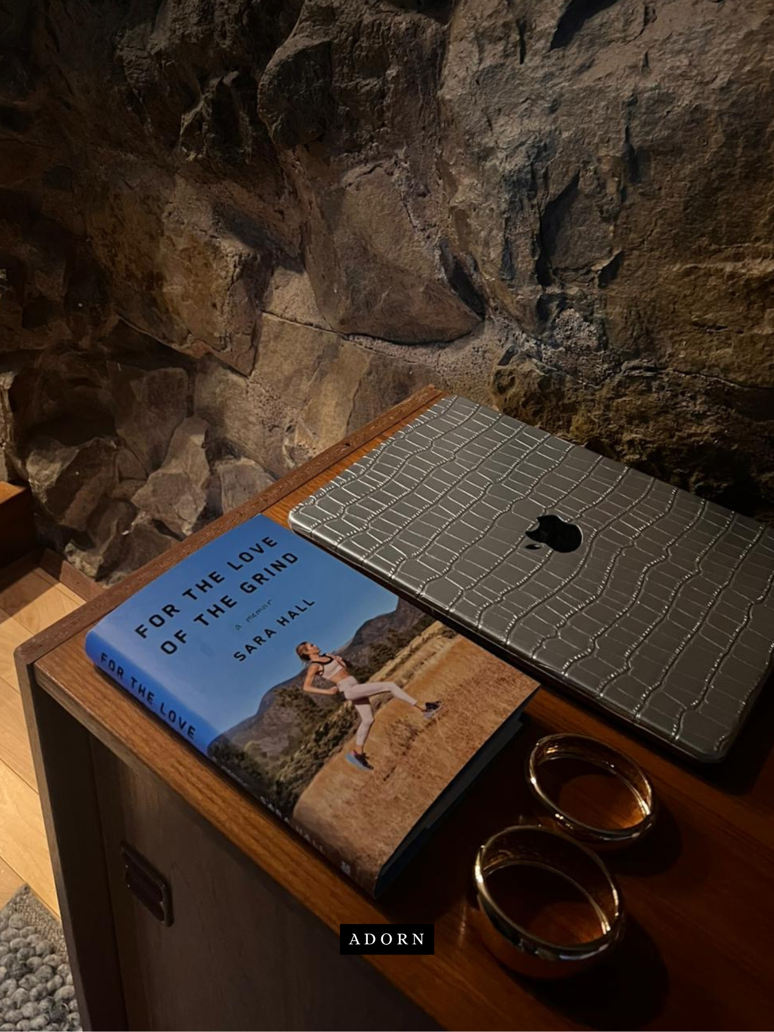 Silver Crocodile Leather Laptop Case - Adorn Phone Accessories