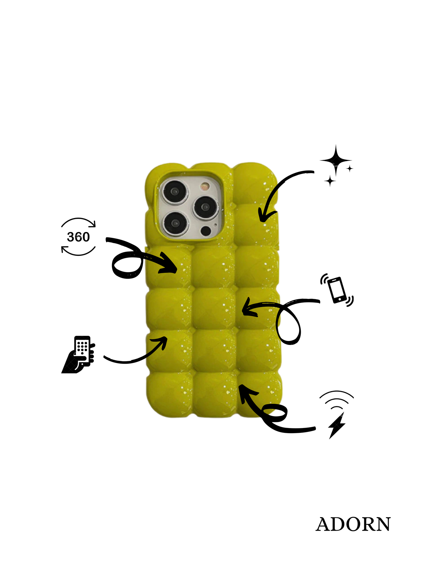 Bubble Case🍑 - Adorn Phone Accessories