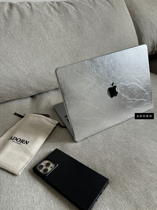 Crinkle Leather Laptop Case