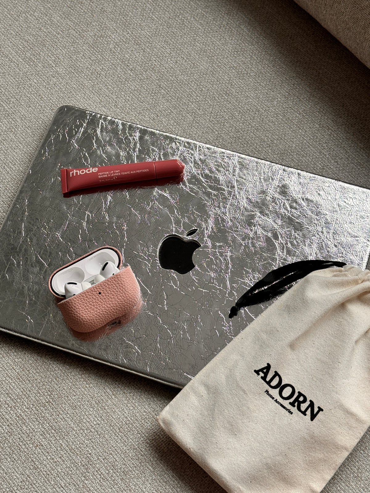 Crinkle Leather Laptop Case - Adorn Phone Accessories