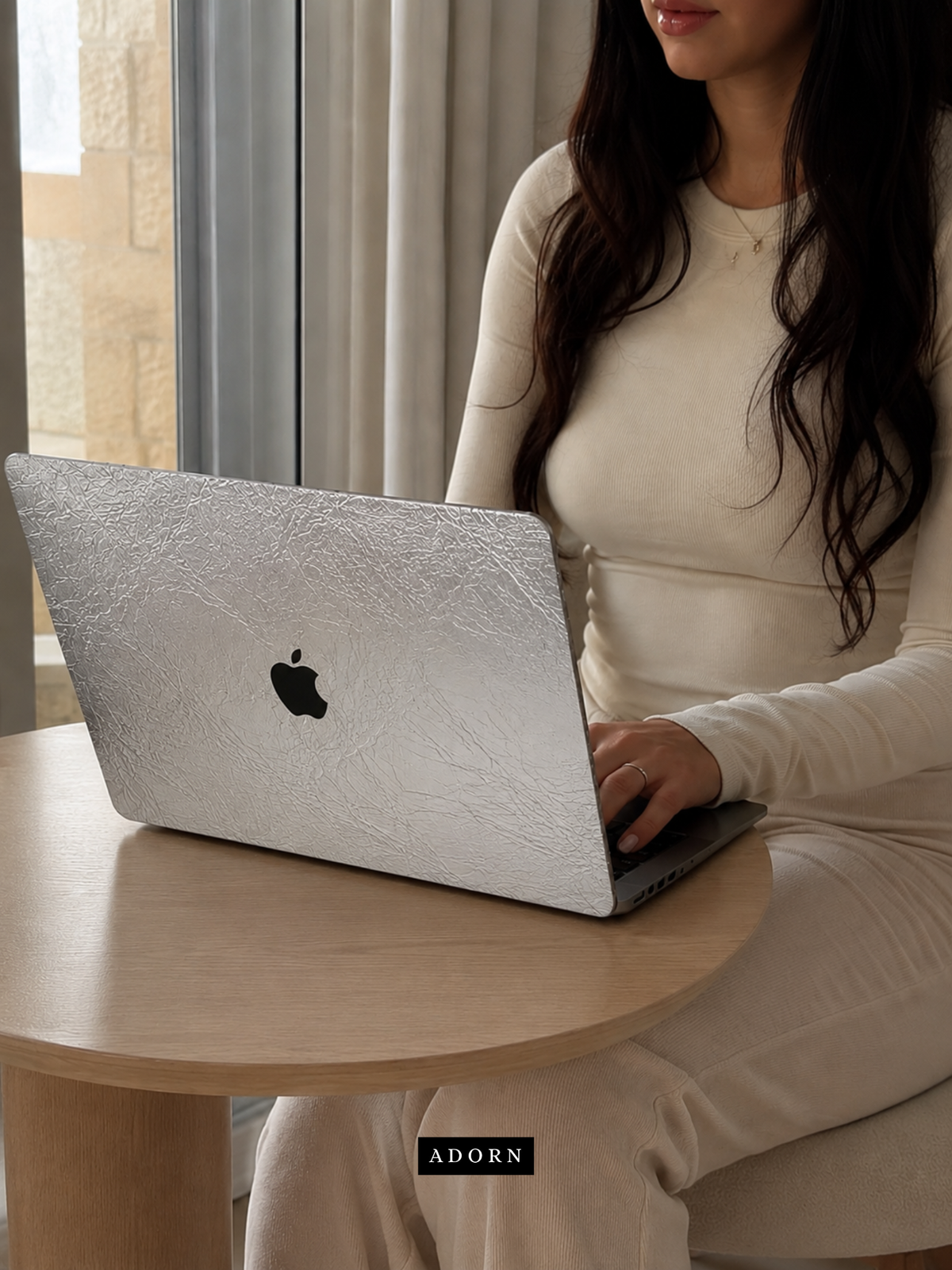 Crinkle Leather Laptop Case - Adorn Phone Accessories