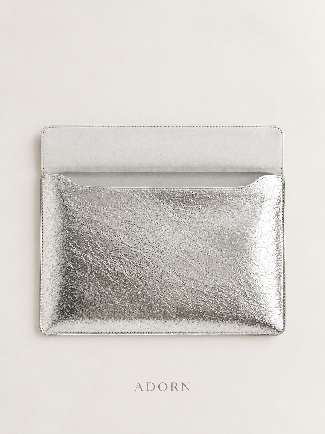 Crinkle Leather Sleeve
